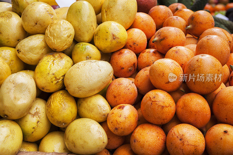 葡萄牙马德拉，Funchal 'Mercado dos Lavradores'市场大厅